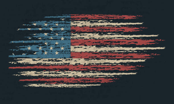 American flag symbolizing financial independence and freedom